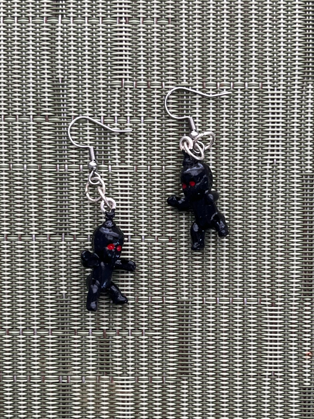 Quirky Baby Doll Charm Dangle Earrings